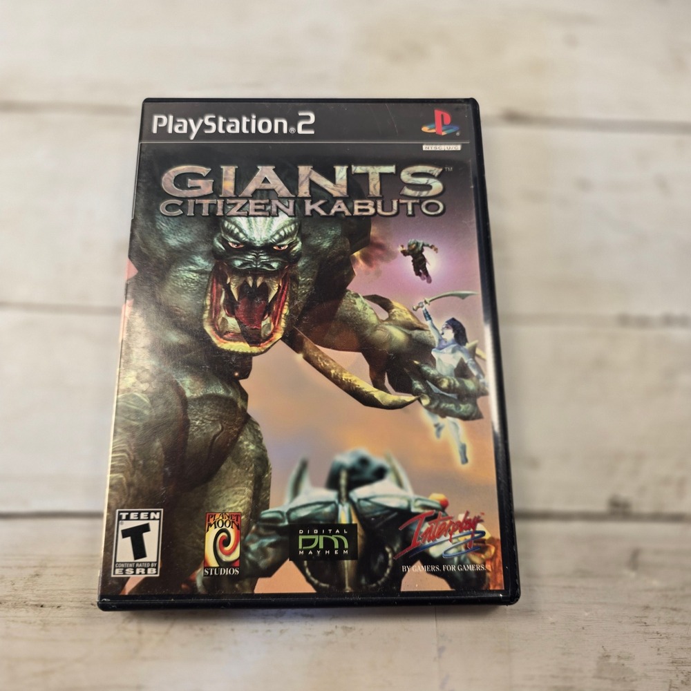 Giants Citizen Kabuto Sony PlayStation 2 PS2 Interplay 2001 CIB Complete